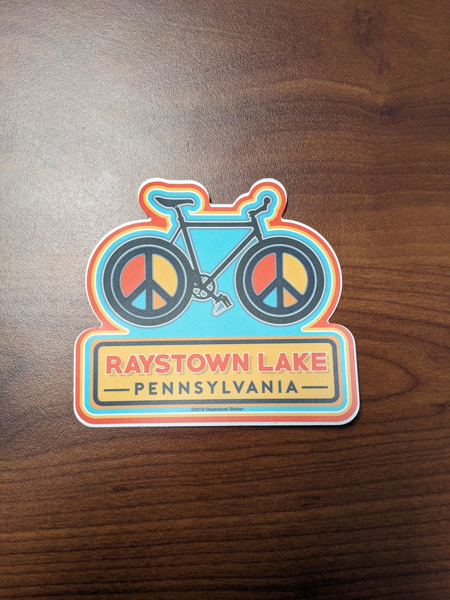 Raystown Lake Bike Sticker